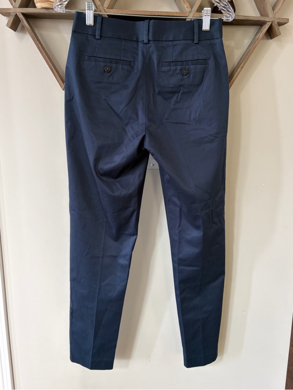 Brooks Brothers advantage chino stretch women’s navy blue pants. Size 2. - Picture 2 of 6